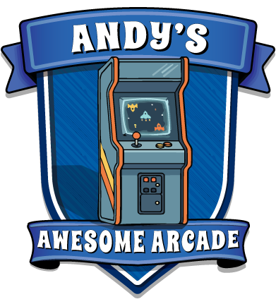 Andy's Awesome Arcade - Vintage Arcade - Video Games - Pinball Games - Birthday Parties - Mr. Putters' Family Fun Center - Arcade near me in Atascadero - 